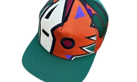 Custom 1 of 1 coyotes hat made from a youth jersey