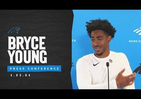 Bryce Young on his first day of minicamp