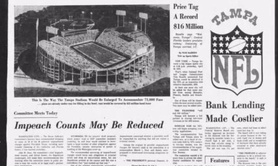 50 years ago today Tampa Bay was awarded an NFL franchise.