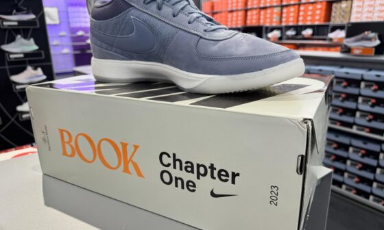 Know anyone with giant feet? Book 1 available at Nike Store.