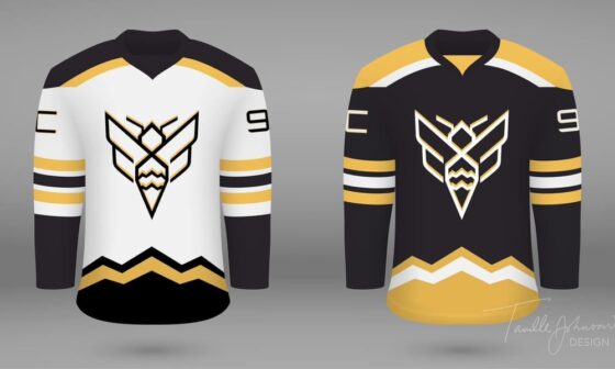 My sister-in-law’s jersey and logo concept.