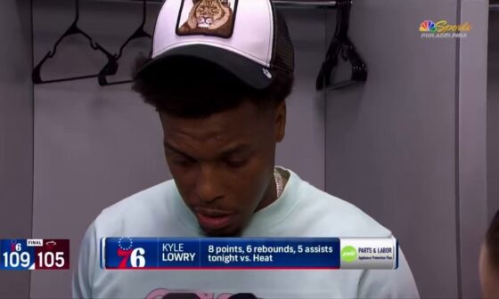 Kyle Lowry on Tyrese Maxey “…he’s a stupid guy”