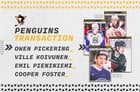 Forwards Ville Koivunen and Cooper Foster, as well as defensemen Owen Pickering and Emil Pieniniemi have been added to the WBS Penguins' roster for the Calder Cup Playoffs.