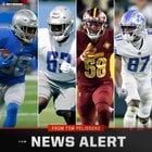 The NFL is reinstating five players who were suspended indefinitely last year for violating the gambling policy: former #Lions WR Quintez Cephus, S C.J. Moore and DL Demetrius Taylor, #Commanders WR Shaka Toney and former #Colts LB Rashod Berry.