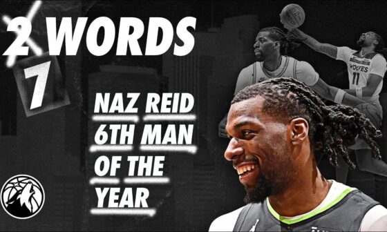Naz Reid 6th Man of the Year Press Conference
