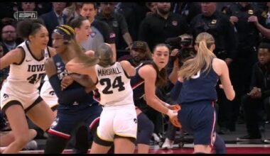 Iowa win, offensive foul called on UConn in final seconds | SC with SVP