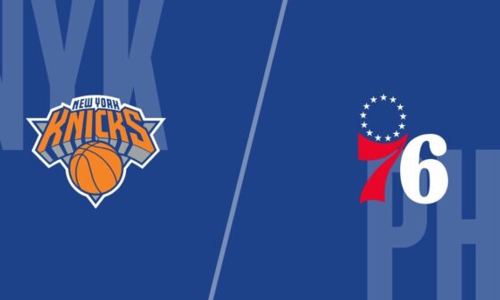 [Tailgate Thread] New York Knicks (2-0) @ Philadelphia 76ers (0-2) - 07:30 PM EDT