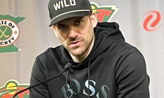 Foligno: “just a frustrating year” for the #mnwild . “This isn’t who we are. This is a place that deserves playoff hockey.” Says they let the fans down