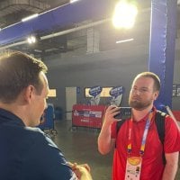 Luka Doncic answers questions during interviews similarly to the 45th President of the US