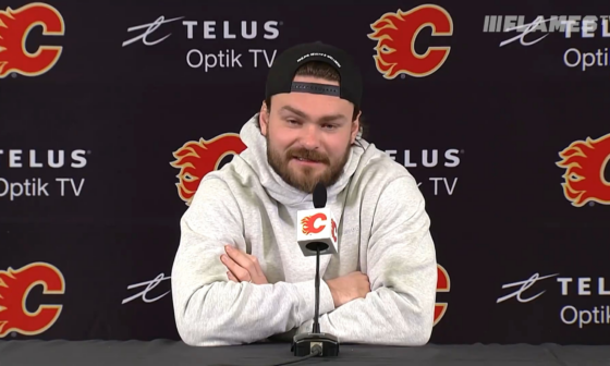 "Everyone knows how much I love playing in Calgary." Rasmus Andersson checks in with the media to talk about his play and reflect on the season.