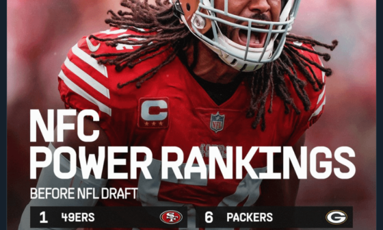 [PFF] NFC Power Rankings before the NFL Draft 📊