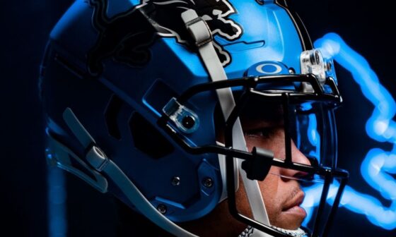 Lions didn't add a third helmet because they were too late in the process, and it really didn’t fit with what they were rolling out