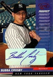 No game today, so let's remember a forgotten Yankee: Bubba Crosby
