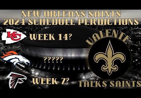 Can I Guess The 2024 New Orleans Saints Schedule?!
