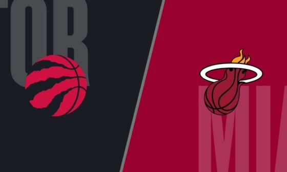 [Game Thread] Toronto Raptors (25-55) @ Miami Heat (44-36) - 04/12 8:00 pm ET