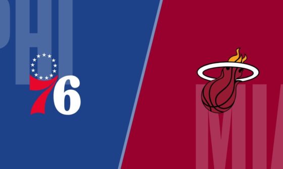 [Tailgate Thread] Philadelphia 76ers (41-35) @ Miami Heat (42-33) - 07:30 PM EDT