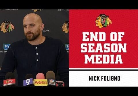 Nick Foligno End of Season Media - Chicago Blackhawks