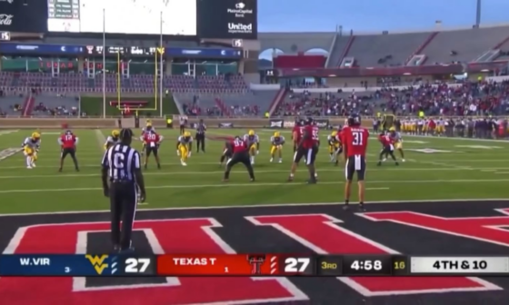The Bengals signed UDFA Austin McNamara from Texas Tech. Here is him with an 87 yard punt vs West Virginia.