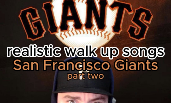 Made another SFGiants walk up song video
