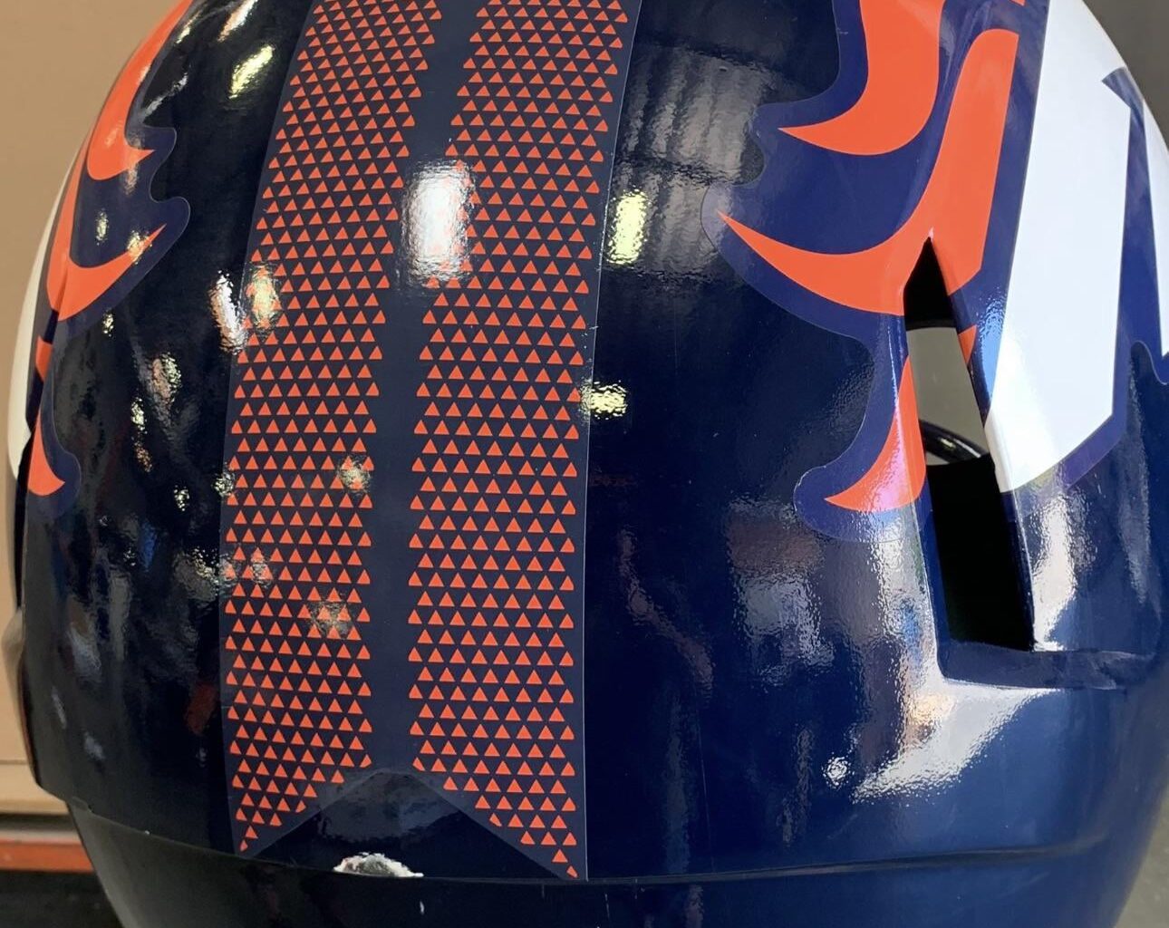 Broncos new helmet