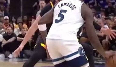 Ant dominated with 40-9-6 last night