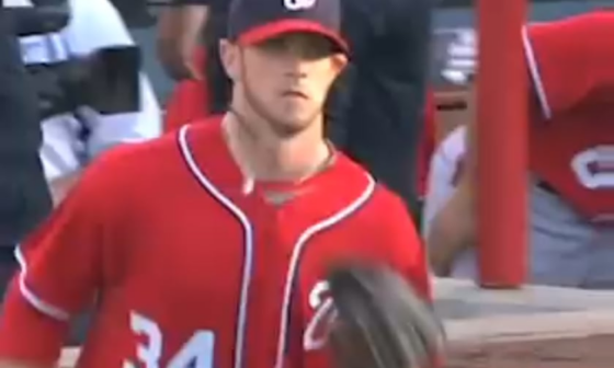 On April 28th, 2012, 19 year old Bryce Harper makes his MLB debut