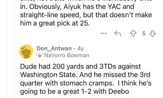 What was this sub saying when Kyle & Co drafted Aiyuk at pick 25