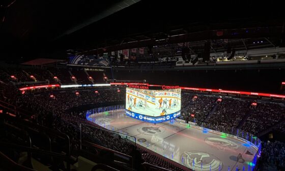 Checking in from Rogers Arena 🤠🥳