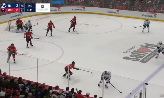 Kucherov with a sneaky right elbow to Tom Wilsons head.
