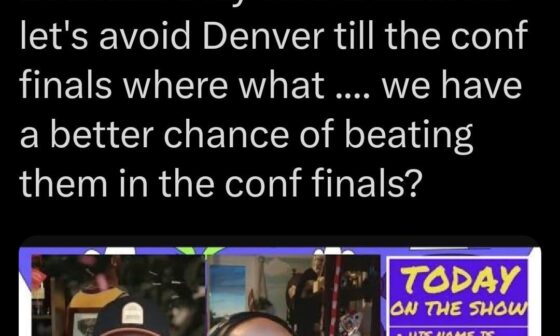 "We're too prestigious to lose in the first round it's better to lose in the conf finals instead". Meanwhile we're not prestigious enough to tank games and duck