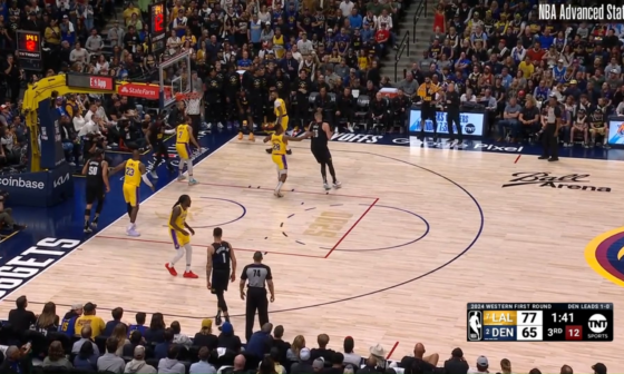 Jokic puts Rui in such an intense spin cycle, DLo gets drawn into it