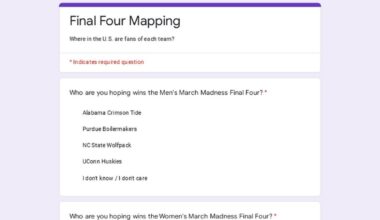 March Madness support Survey!