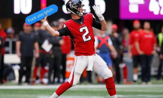 This should be the Matt Ryan statue outside the Benz.