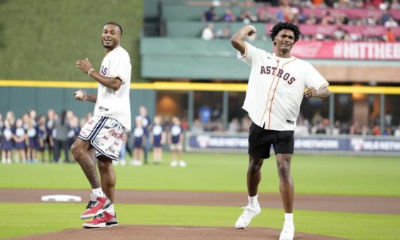 Which rocket has had the best first pitch in astros history