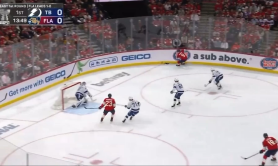 Tampa Bay claimed goaltender interference