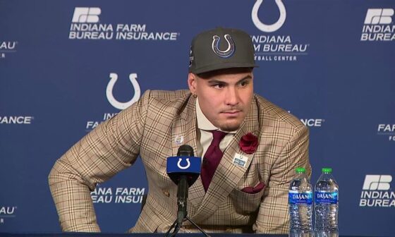 "I'm hoping I can ask Joe Flacco for 15" - Laiatu Latu on what jersey number he'll wear for the #Colts.