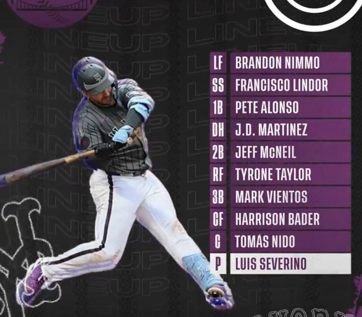 Lineup: Cubs @ Mets (4/29/24)