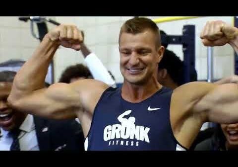 Cool to see Gronk back in the Boston area and giving back to the community