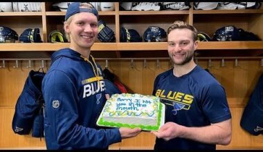 Walker gives apology cake to Alexandrov.