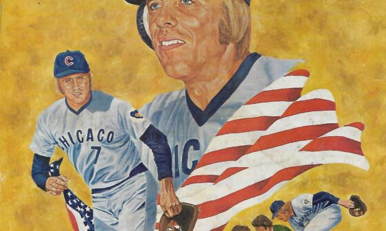 On this day in 1976, Cubs outfielder Rick Monday saved the American flag from two protesters who ran onto the field at Dodger Stadium and attempted to burn it