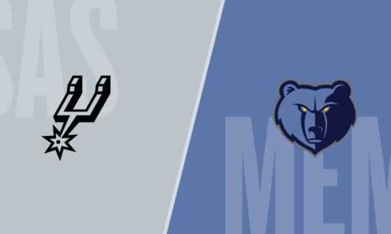 GAMEDAY THREAD: The Grizzlies (27-51) kick-off a B2B, hosting the Spurs (19-59) tonight at 7PM
