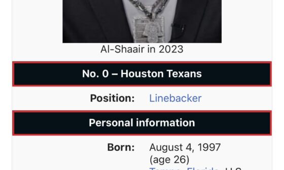 Reminder that our new starting linebacker Azeez Al-Shaair went undrafted before becoming a starter for San Francisco