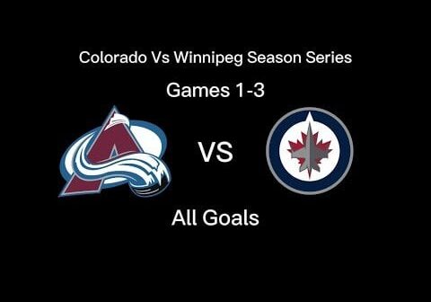 Colorado Avalanche vs Winnipeg Jets | Season Series | All Goals