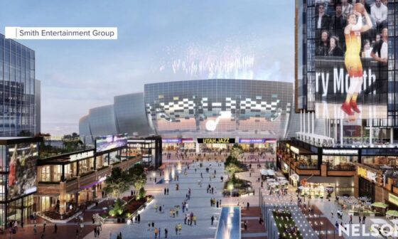 Official Rendering from Smith Entertainment Group for Proposed Re-Design, Overhaul of the Downtown Salt Lake City Arena District