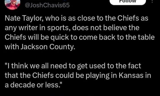 If the Chiefs move to Kansas, is it really even the same team?