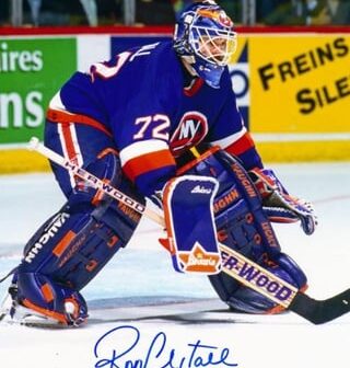 Yeah Ron Hextall was only here for one year and yeah he kinda sucked but he had a pretty cool mask and setup