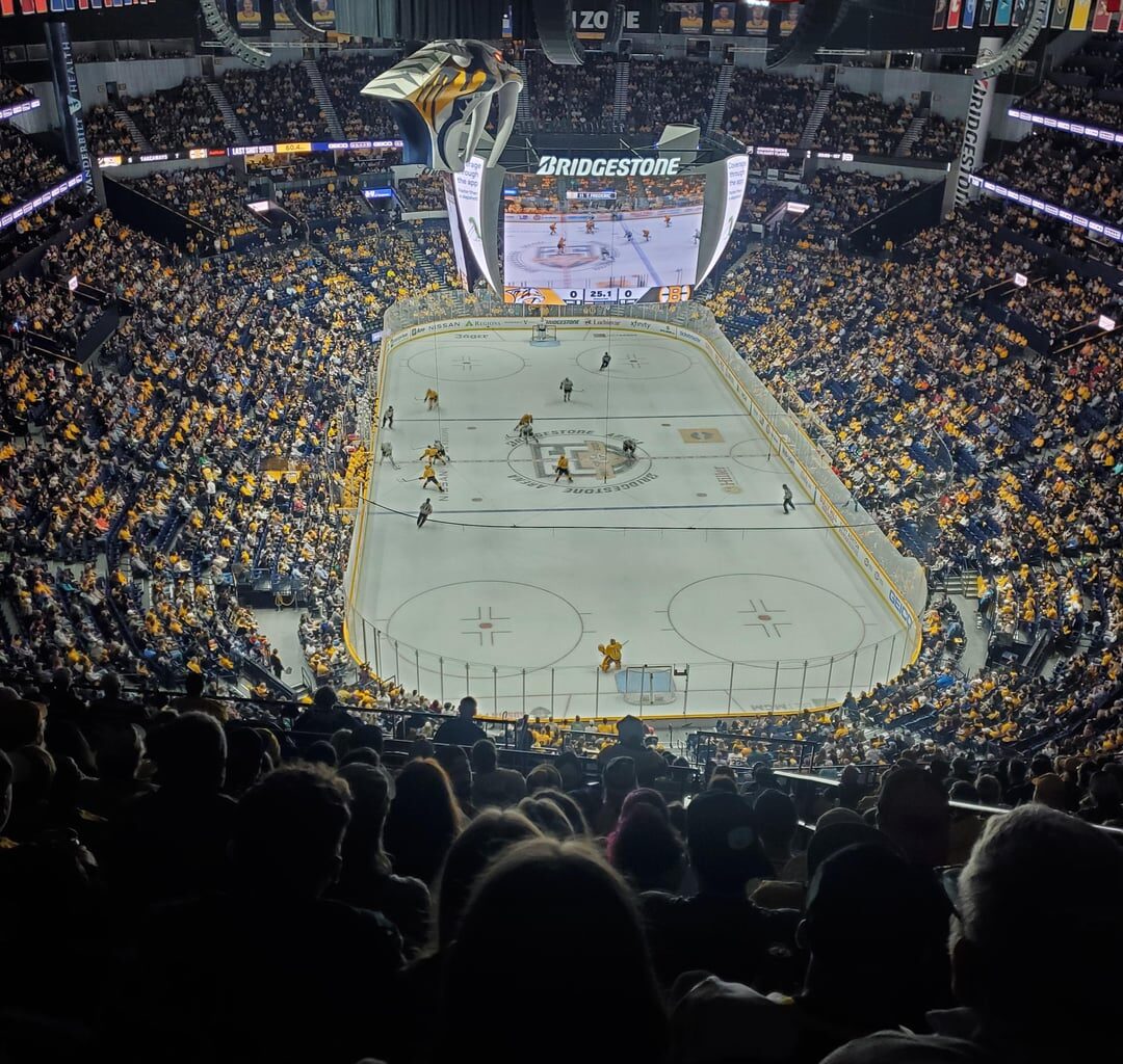 I went to my first NHL game tonight!
