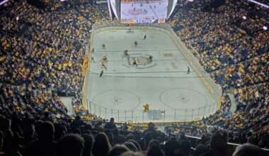 I went to my first NHL game tonight!