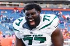 [Schefter] Former Jets first-round draft choice Mekhi Becton plans to sign a one-year deal worth up to $5.5 million with the Eagles