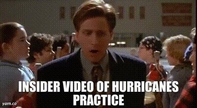 Inside Look at Hurricanes Practice